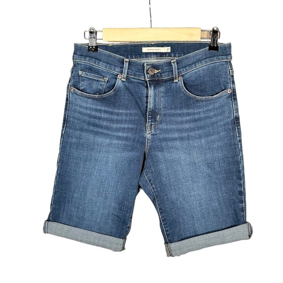 LEVI’S Rolled Cuff Bermuda Shorts - Picture 3 of 12